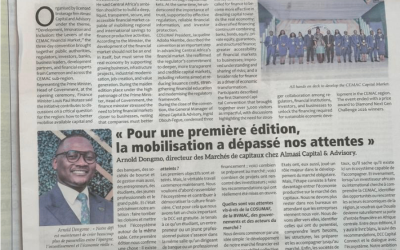 A Wakeup Call for Stronger CEMAC Financial Market